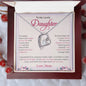 To My Lovely Daughter | Always keep Me In Your Heart - Forever Love Necklace