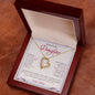 To My Lovely Daughter | Always keep Me In Your Heart - Forever Love Necklace