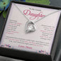 To My Lovely Daughter | Always keep Me In Your Heart - Forever Love Necklace